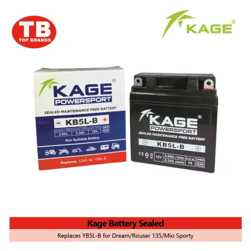 [6947312411121] BATTERY SEALED / KB5L-B/YB5L-B DREAM (2024) / KAGE (10PCS/BOX) - LZD - FMV