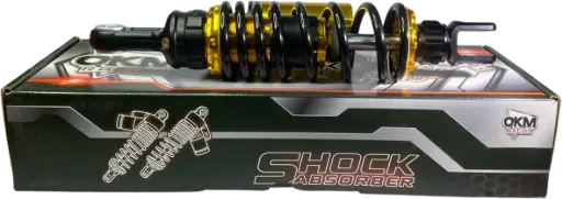 [OM650C] MONO SHOCK K SERIES 25 / BEAT/MIO 300MM BLACK W/GOLD TANK / OKM - LZD