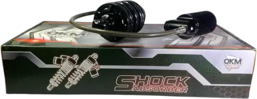 [OM654A] MONO SHOCK M SERIES 25 / SNIPER150 MXI 207MM BLACK W/BLACK TANK / OKM - LZD
