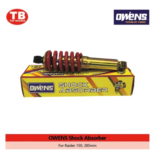 [4808900872279] MONO SHOCK / RAIDER150 285MM RED / OWENS - LZD