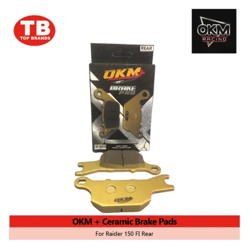 [YBP65] BRAKE PAD CERAMIC / RAIDER150 FI REAR / OKM+ - LZD