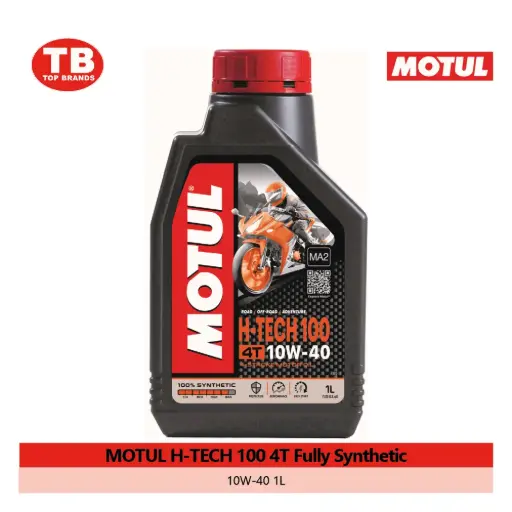 [3374650301921] OIL ENGINE MOTUL H-TECH 100 4T / 12X1000ML 10W-40 FULLY SYNTHETIC - LZD