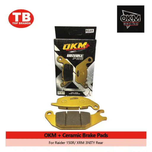 [YBP63] BRAKE PAD CERAMIC / RAIDER150/SHOGUN/XRM 3NITY REAR / OKM+ - LZD