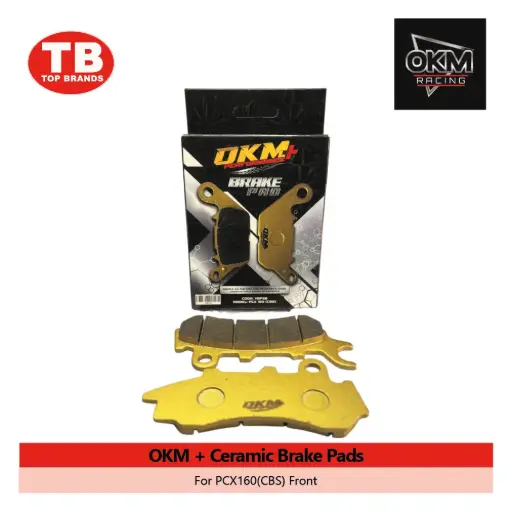 [YBP59] BRAKE PAD CERAMIC / PCX160(CBS)/PCX150(CBS) FRONT / OKM+ - LZD