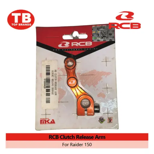 [01C0042O] CLUTCH RELEASE ARM RCB / RAIDER150 ORANGE - LZD 