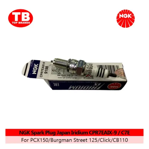 [87295191989] SPARK PLUG / CPR7EAIX-9 / C7E / PCX150I / BURGMAN STREET125 "20 / SKYDRIVE SPORTS115 FI 18 / ADDRESS115 / CB110 / CLICK / NGK IRIDIUM  - LZD