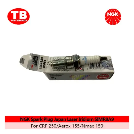 [87295910641] SPARK PLUG / SIMR8A9 CRF250/AEROX155/ NMAX150 / NGK LASER IRIDIUM  - LZD