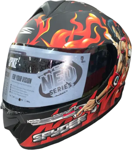 [21070757] HELMET SPYDER NEO SPIKE 2 G 362M_S / XL MATT BLACK/RED IGNITE - LZD