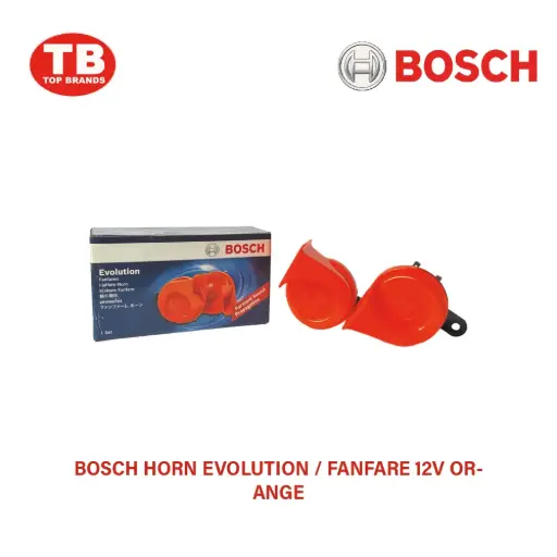 [4047026200331] HORN BOSCH EVOLUTION / FANFARE 12V ORANGE - LZD