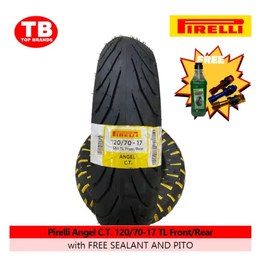 [8019227258059] TIRE ANGEL CITY / 120/70-17 TLF/R (DOT 2025) PIRELLI / - LZD