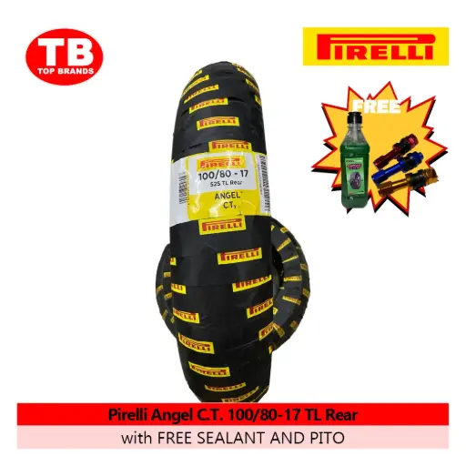 [8019227258080] TIRE ANGEL CITY / 100/80-17 TLF (DOT 2024) / PIRELLI / - LZD