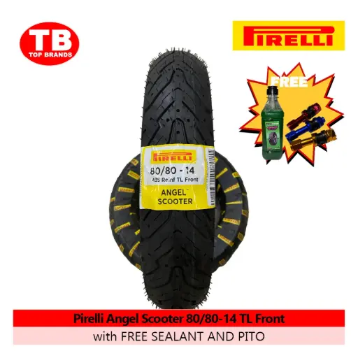 [8019227292572] TIRE ANGEL SCOOTER / 80/80-14 TLF / PIRELLI / - LZD