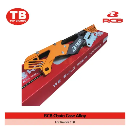 [A11969] CHAIN CASE ALLOY RCB / RAIDER150 ORANGE - LZD 