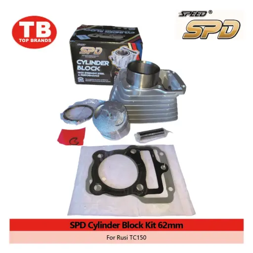 [A13483] CYL BLOCK W/PISTON KIT / RUSI TC150 62MM / SPD - LZD 