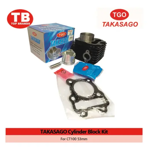 [A13826] CYL BLOCK W/PISTON KIT / CT100 53MM / TGO - LZD 