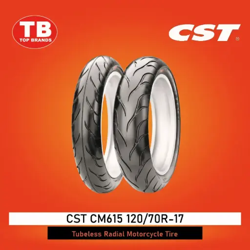 [A16940] TIRE CST SPORTS TOURING RADIAL / TL 120/70-17 CM615 (DOT 1223) - LZD