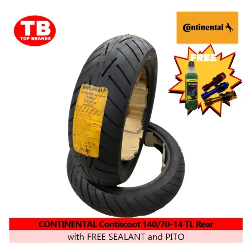 [A18707] TIRE CONTINENTAL / TLR 140/70-14 AEROX/XMAX /CONTISCOOT / - LZD