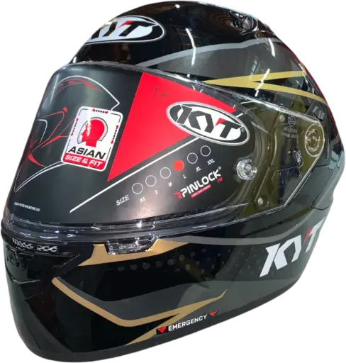[A19275] HELMET KYT NF-R DAVO REPLICA GOLD / L - LZD