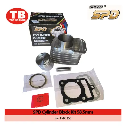 [A19578] CYL BLOCK W/PISTON KIT / TMX155 58.5MM / SPD - LZD 