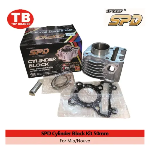 [A19603] CYL BLOCK W/PISTON KIT / MIO/NOUVO 50MM / SPD - LZD 