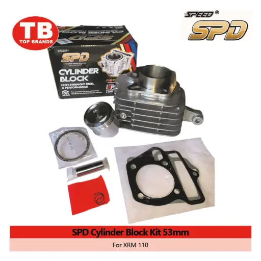 [A19606] CYL BLOCK W/PISTON KIT / XRM110 53MM / NEO - LZD 