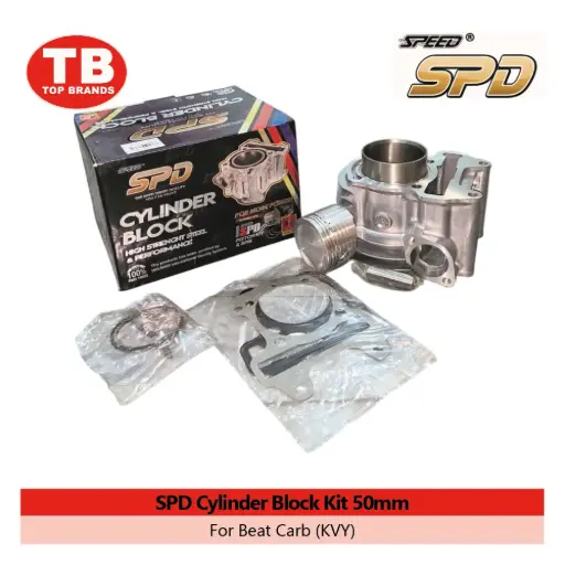 [A19607] CYL BLOCK W/PISTON KIT / BEAT CARB 50MM KVY / SPD - LZD 