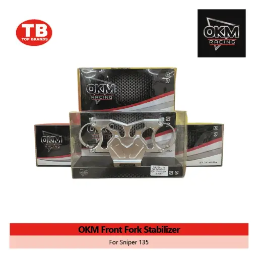 [A7100] FRONT FORK STABILIZER OKM / SNIPER 135 SILV - LZD 