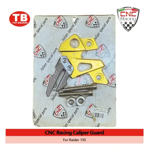 [A9362] CALIPER GUARD CNC RACING / RAIDER150 GOLD - LZD 