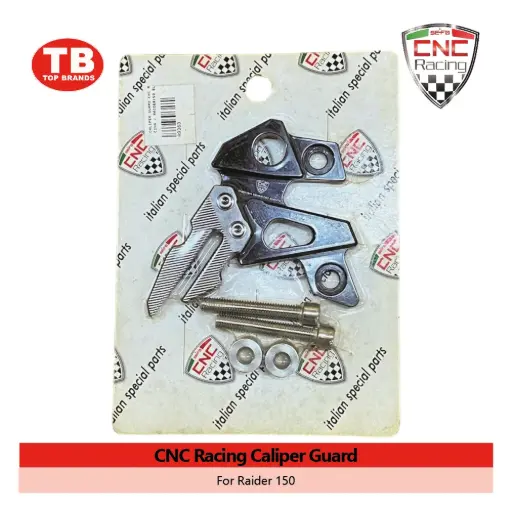 [A9363] CALIPER GUARD CNC RACING / RAIDER150 BLACK - LZD 
