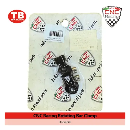 [A9690] ROTATING BAR CLAMP CNC RACING / BLACK - LZD 
