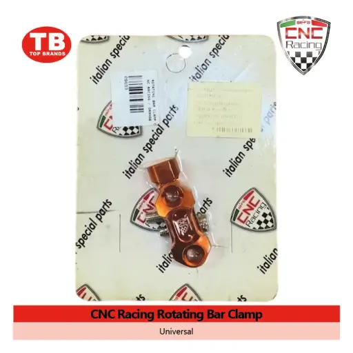 [A9693] ROTATING BAR CLAMP CNC RACING / ORANGE - LZD 