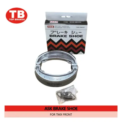 [BRSGTMX F] BRAKE SHOE / (50PRS/BOX) TMX FRONT / ASK - LZD - FMV 