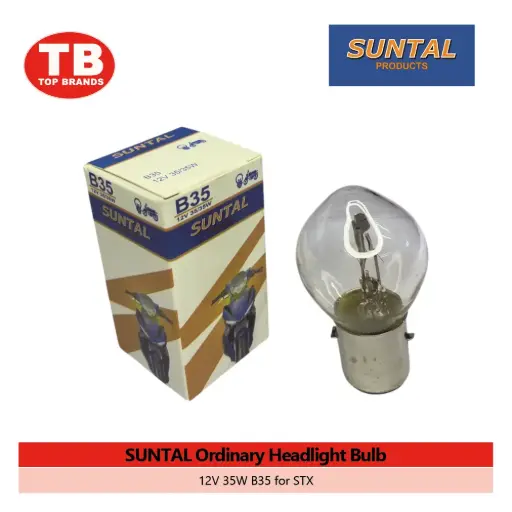 [BU001] BULB HEAD ORD SUNTAL / B35 12V 35W STX (10PCS/BOX) - LZD