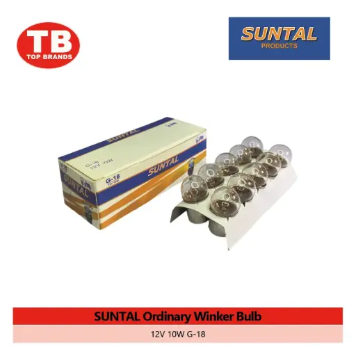 [BU016] BULB WINKER ORD SUNTAL / G-18 12V 10W (10PCS/BOX) - LZD