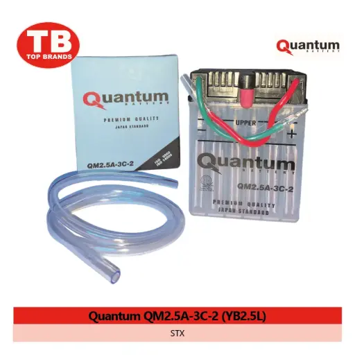 [TM1001] BATTERY OPEN / STX QM2.5A-3C-2/YB2.5 (10PCS/BOX) / QUANTUM - LZD 
