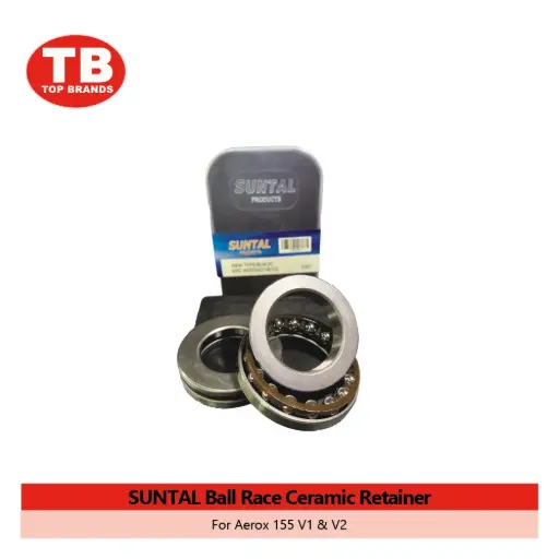[YB038B] BALL RACE STEEL BALL TYPE CERAMIC / AEROX155 V1 & V2 / SUNTAL - LZD 