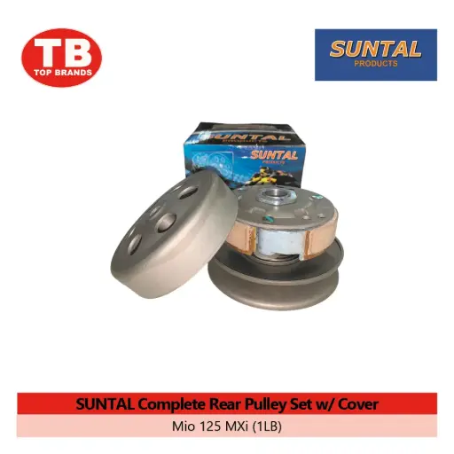 [YC400H] COMPLETE REAR PULLEY SET W/COVER SUNTAL / MIO 125MXI (1LB) - CVT - LZD 